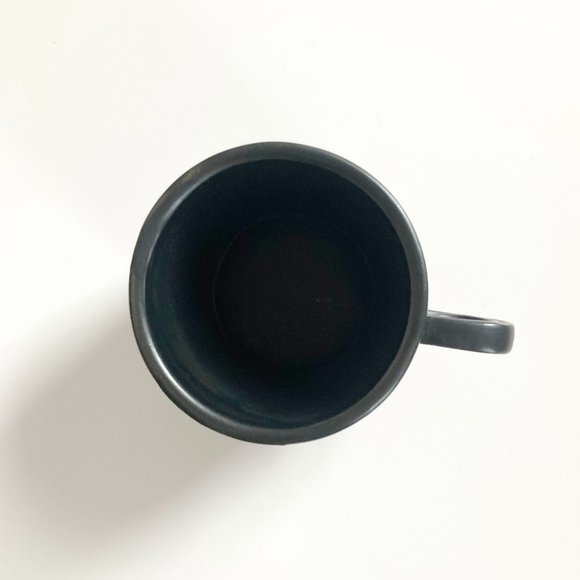 ANTHROPOLOGIE Noir Monogram Mug, Letter "M" - Picture 7 of 8